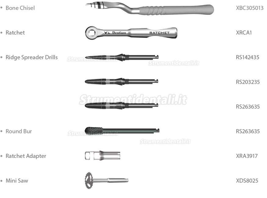 Kit Dentium RS (Ridge Spreader) 